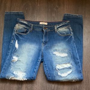Cello Distressed Blue Jeans. Sz. 3